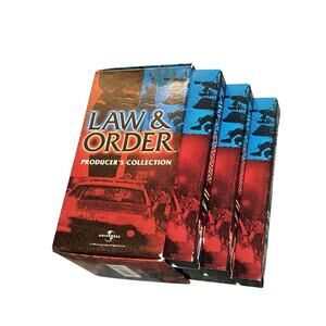 Law & Order Porducers Collection 3 VHS box Set complete retro vintage 90s tv